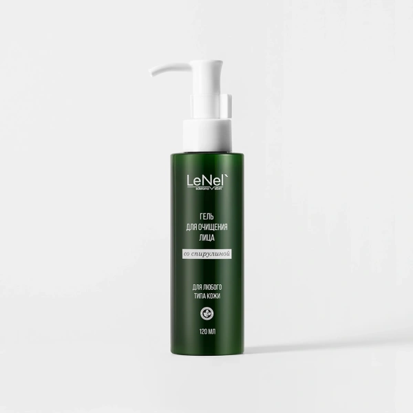 Гель для умывания со спирулиной