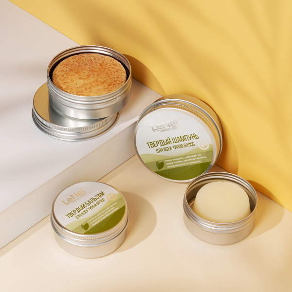 Твердый бальзам для всех типов волос, 30 гр от Lenel - купить в интернет-магазине Ленель