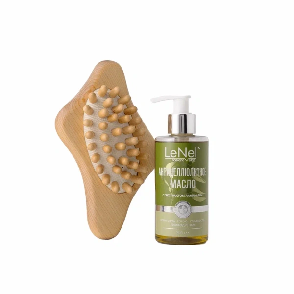 Набор антицеллюлитное масло + массажер для тела «BodyСкульптор»