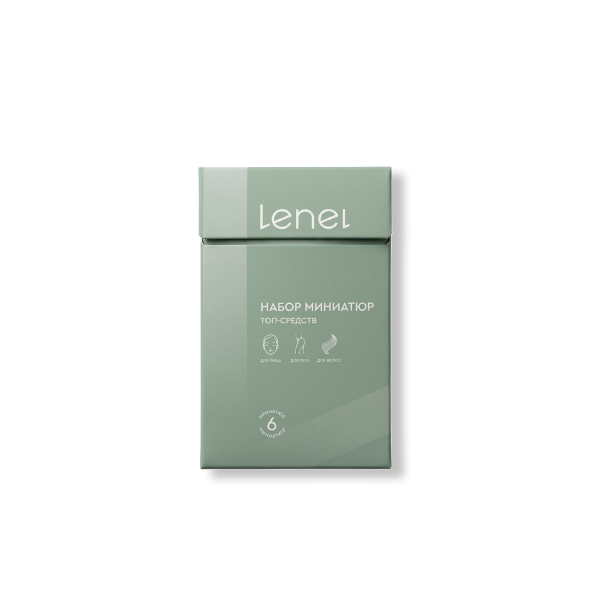 Набор миниатюр топ-средств Lenel для лица, тела и волос