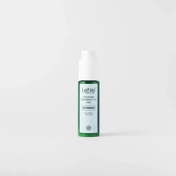 Крем для лица, шеи и области вокруг глаз с витамином Е от LeNeL' - купить в официальном интернет-магазине Ленель
