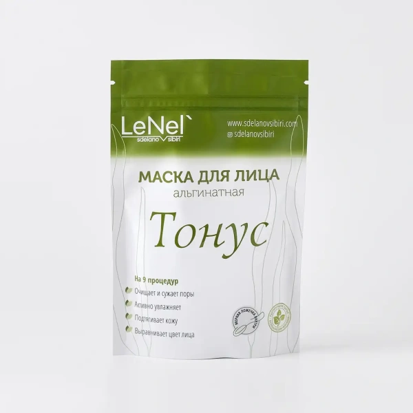 Альгинатная маска для лица "Тонус" от LeNeL' - купить в официальном интернет-магазине Ленель